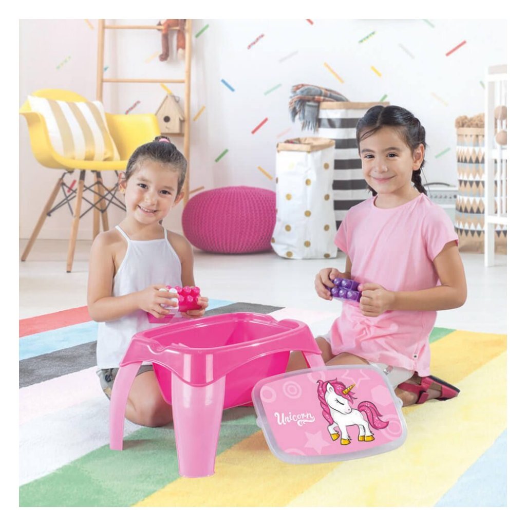 Dolu\u0020Eenhoorn\u0020Activiteitentafel\u0020\u002B\u002030\u0020Blokken\u0020Roze