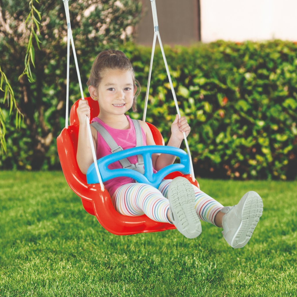 Dolu\u0020Schommelstoel\u0020Rood\u002FBlauw