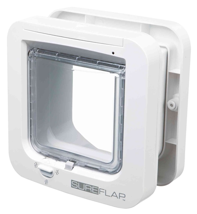 SUREFLAP\u00204\u002DWEG\u0020HUISDIERLUIK\u0020MET\u0020MICROCHIPHERKENNING\u0020WIT\u002021X21\u0020CM