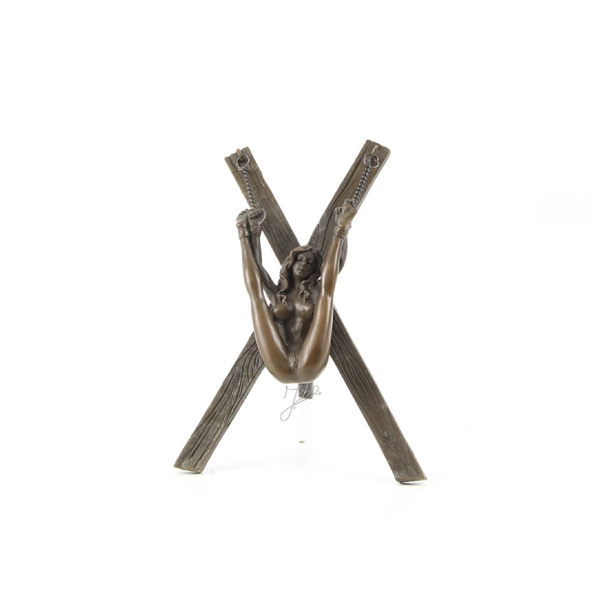 AN\u0020EROTIC\u0020BRONZE\u0020SCULPTURE\u0020OF\u0020A\u0020WOMAN\u0020CHAINED\u0020TO\u0020A\u0020CROSS