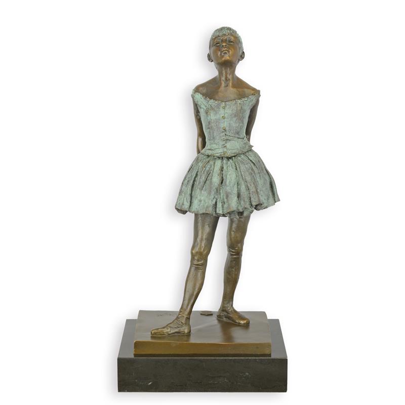A\u0020BRONZE\u0020SCULPTURE\u0020OF\u0020A\u0020LITTLE\u0020DANCER\u0020BROWN\u0020GREEN\u0020FINISH