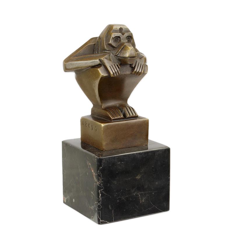 A\u0020BRONZE\u0020SCULPTURE\u0020OF\u0020A\u0020SQUATTING\u0020MONKEY
