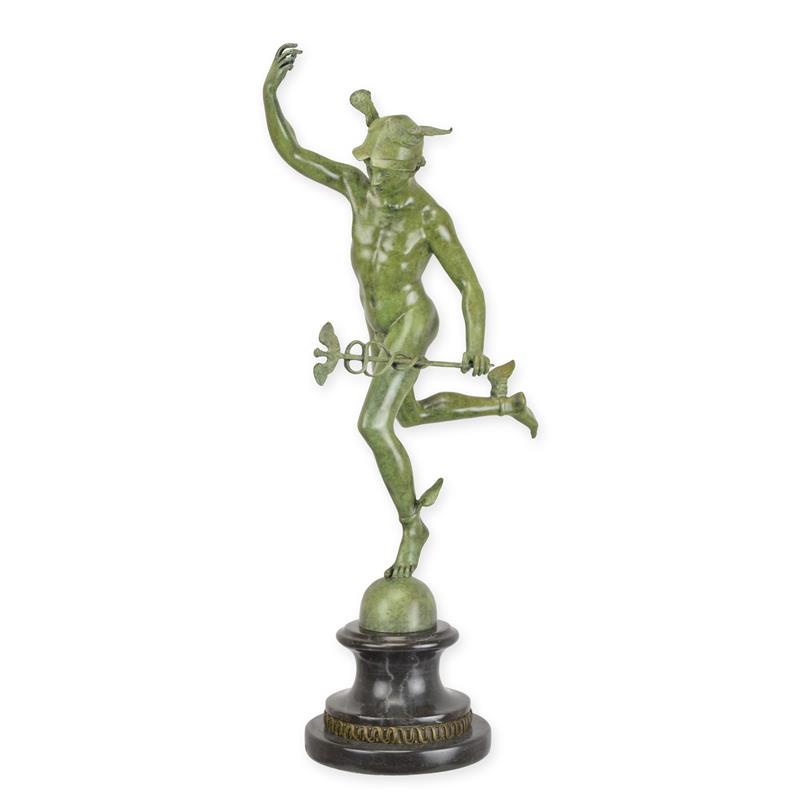 A\u0020BRONZE\u0020SCULPTURE\u0020OF\u0020A\u0020GREEN\u0020HERMES