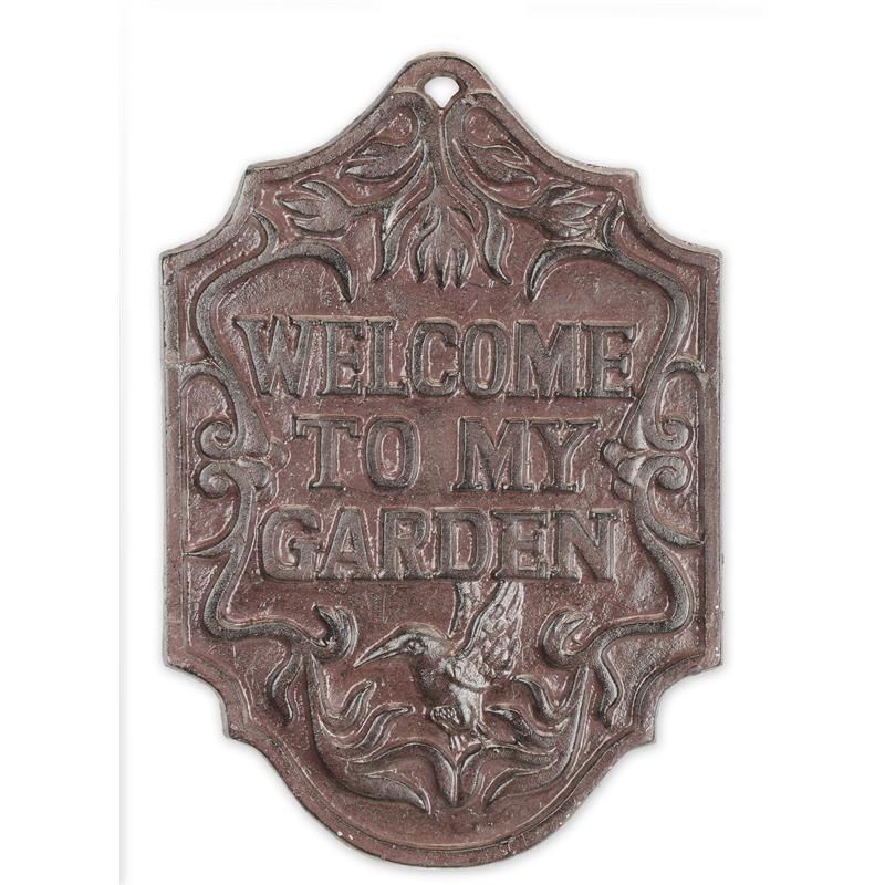 A\u0020CAST\u0020IRON\u0020\u0022WELCOME\u0020TO\u0020MY\u0020GARDEN\u0022\u0020PLAQUE