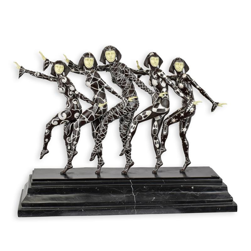 BRONZEN\u0020SCULPTUUR\u0020GENAAMD\u0020\u201CMEISJES\u0020GROEP\u0022