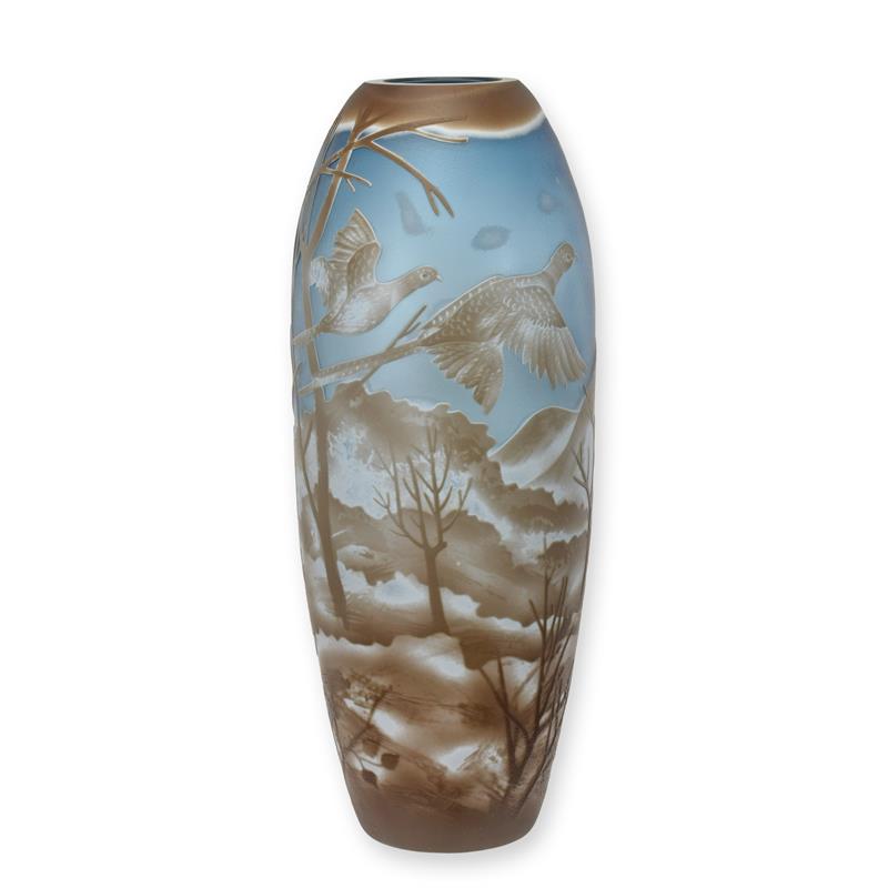 A\u0020CAMEO\u0020GLASS\u0020VASE\u0020\u0027WINTER\u0020LANDSCAPE\u0027