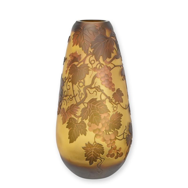 A\u0020CAMEO\u0020GLASS\u0020VASE\u0020\u0027GRAPE\u0020VINE\u0027