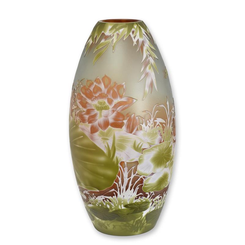 A\u0020CAMEO\u0020GLASS\u0020VASE\u0020\u0027LILLY\u0020POND\u0027