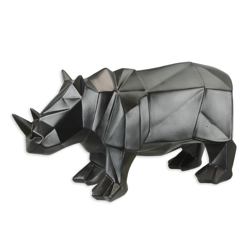 A\u0020RESIN\u0020POLYGONAL\u0020FIGURINE\u0020OF\u0020A\u0020RHINOCEROS,\u0020BLACK
