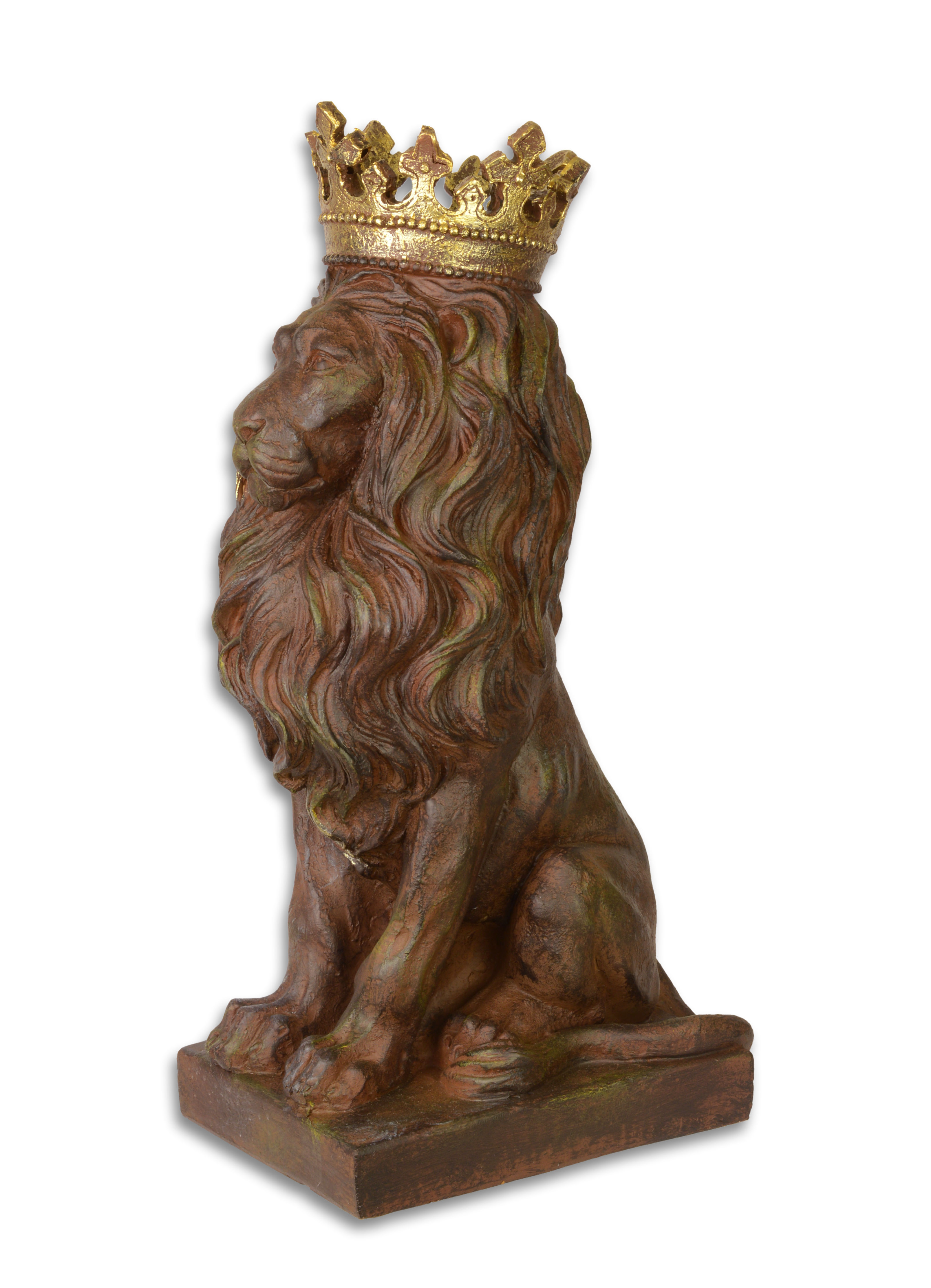A\u0020RESIN\u0020FIGURINE\u0020OF\u0020A\u0020CROWNED\u0020LION