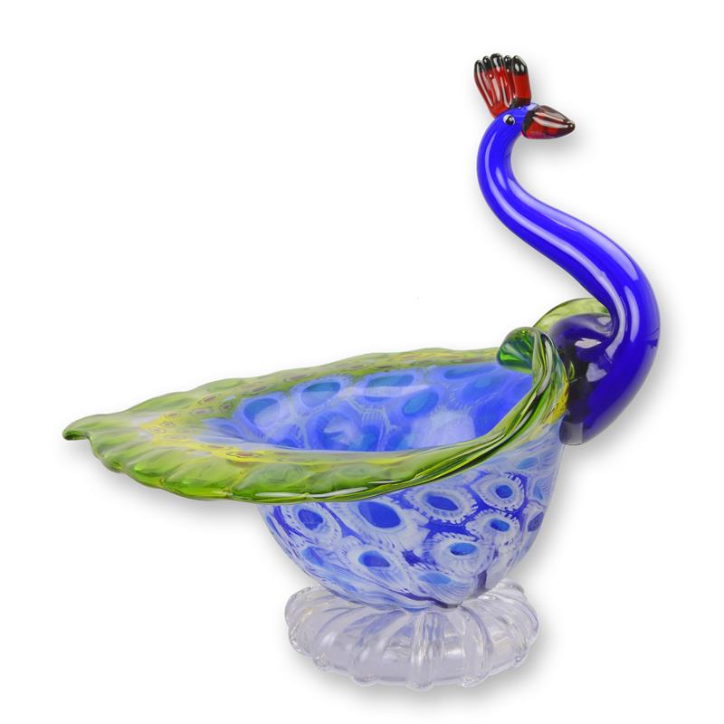 A\u0020MURANO\u0020STYLE\u0020GLASS\u0020PEACOCK\u0020BOWL