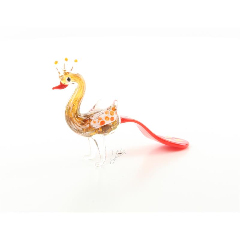 A\u0020MURANO\u0020STYLE\u0020MINIATURE\u0020GLASS\u0020FIGURINE\u0020OF\u0020A\u0020PEACOCK