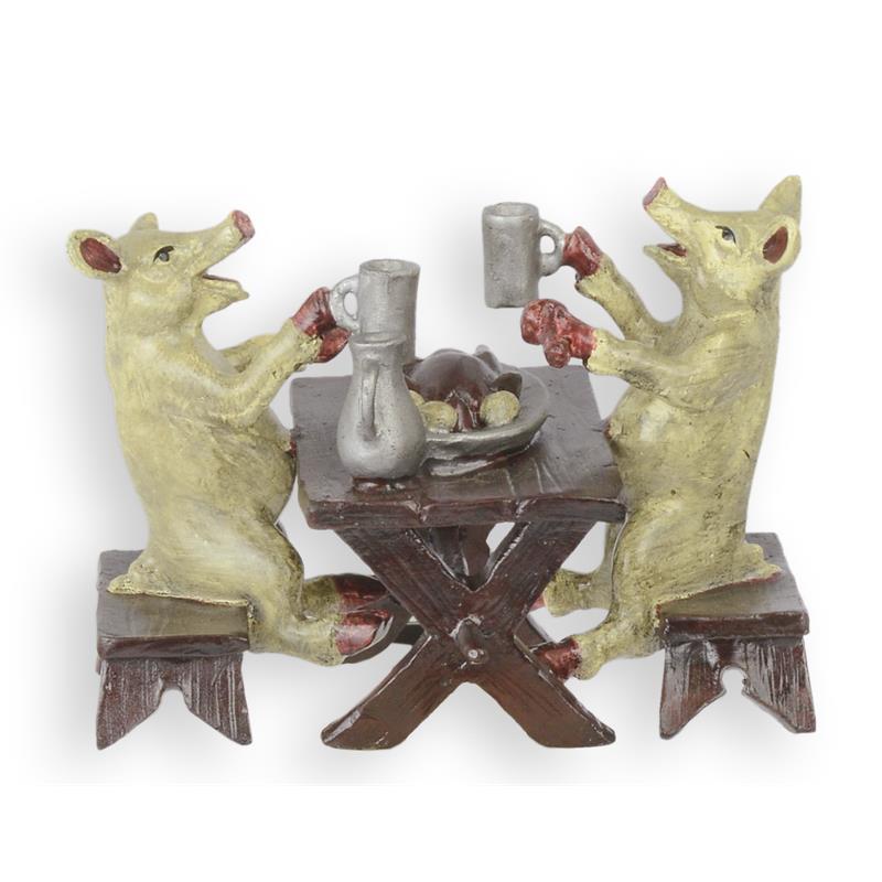 BRONZEN\u0020GROEP\u0020VAN\u0020TWEE\u0020VARKENS\u0020AAN\u0020HET\u0020ETEN