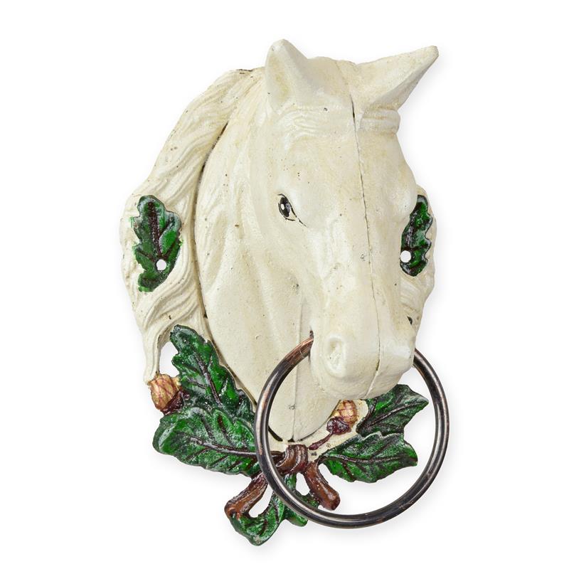 A\u0020CAST\u0020IRON\u0020WHITE\u0020HORSEHEAD\u0020TOWEL\u0020HOLDER