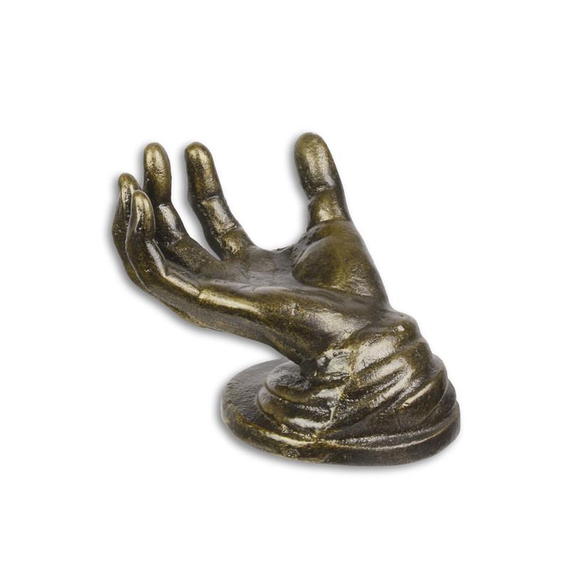 Gietijzeren\u0020open\u0020hand\u0020kaarthouder