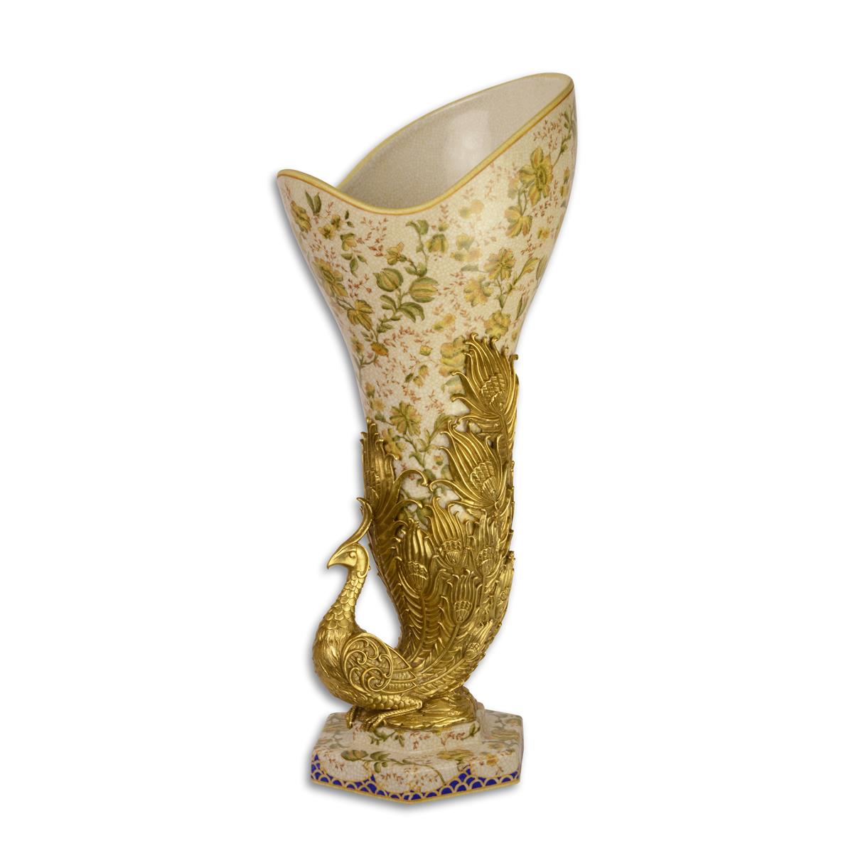 A\u0020BRONZE\u0020MOUNTED\u0020PORCELAIN\u0020PEACOCK\u0020VASE