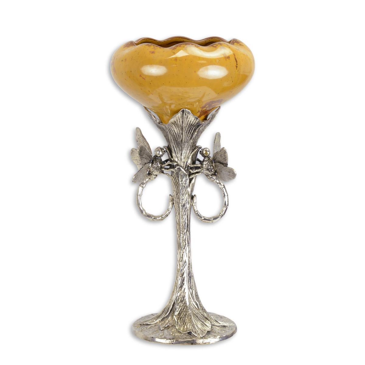 A\u0020BRONZE\u0020MOUNTED\u0020PORCELAIN\u0020DRAGONFLY\u0020VASE\u0020\u002D\u0020SILVER\u0020PLATED