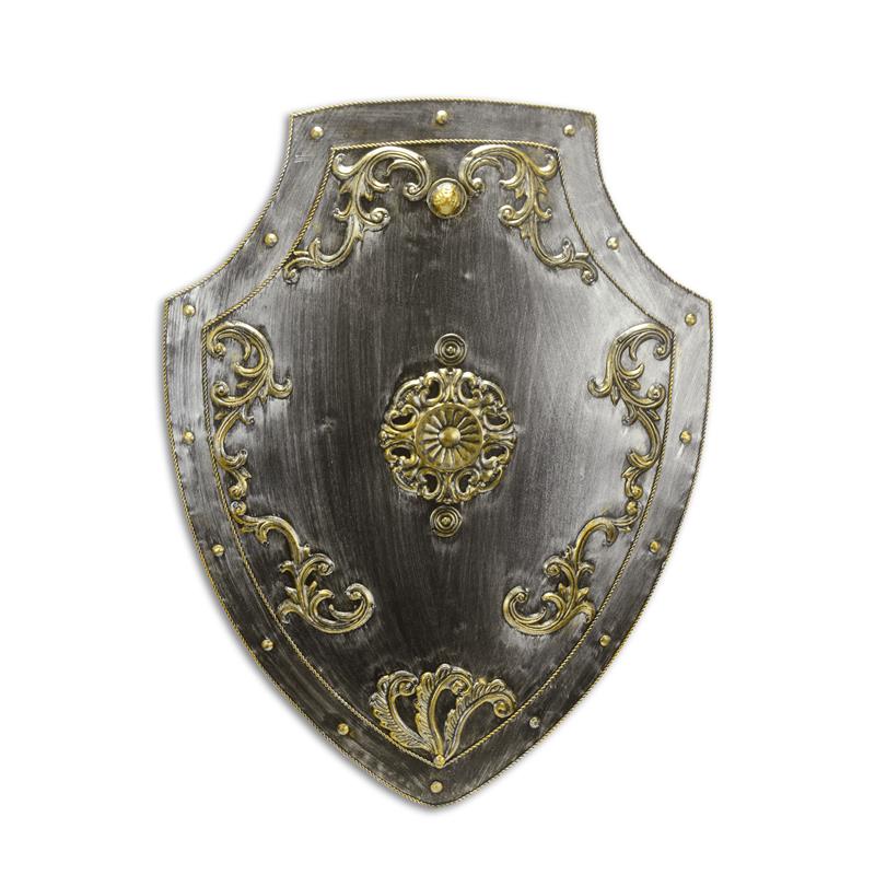 A\u0020DECORATED\u0020IRON\u0020WALL\u0020MOUNT\u0020SHIELD\u0020\u002D\u0020SILVER\u0020\u0026\u0020GOLD\u0020\u0028RX\u002D373\u0029