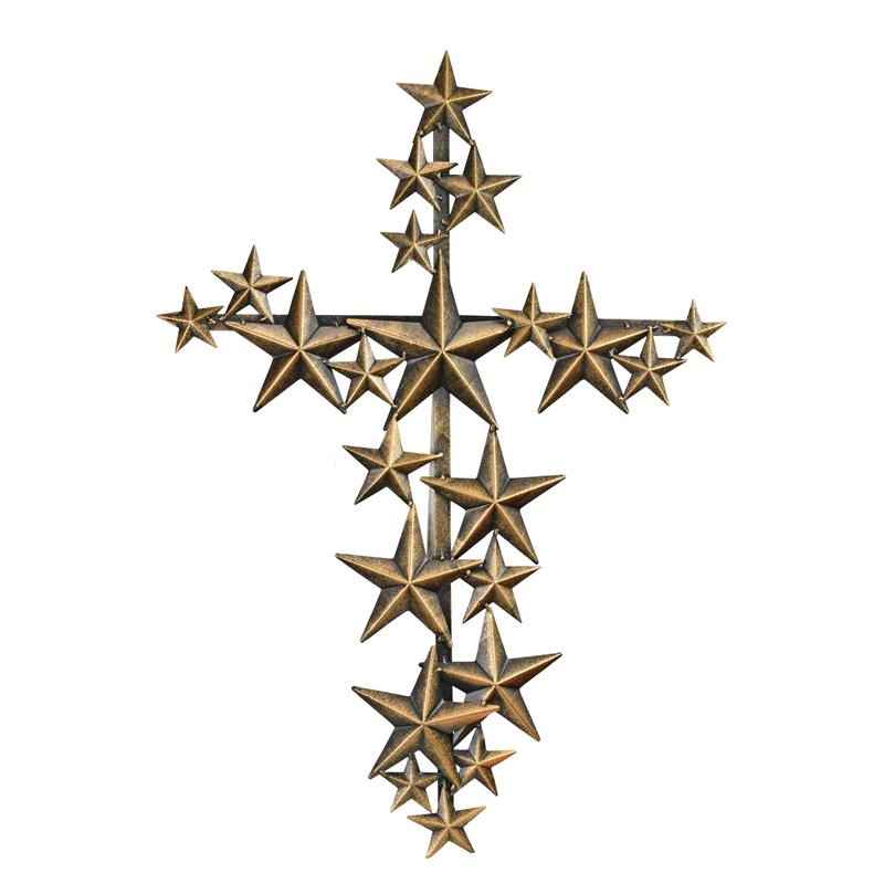 AN\u0020IRON\u0020WALL\u0020DECOR\u0020CROSS\u0020WITH\u0020STARS