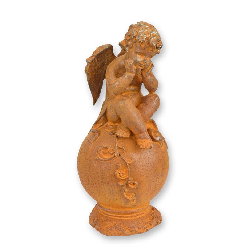 A\u0020RUSTY\u0020CAST\u0020IRON\u0020FIGURINE\u0020OF\u0020A\u0020PUTTO\u0020SITTING\u0020ON\u0020BALL