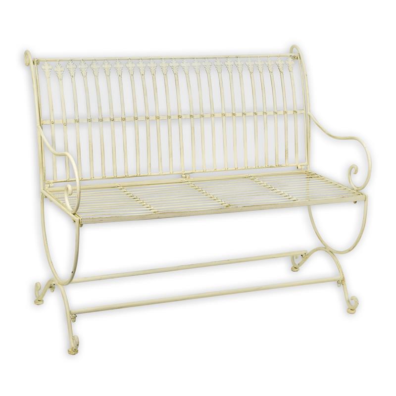 A\u0020WHITE\u0020IRON\u0020GARDEN\u0020BENCH