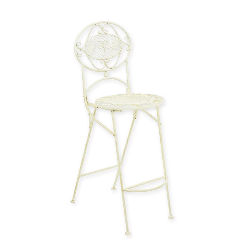A\u0020WHITE\u0020IRON\u0020FOLDING\u0020BAR\u0020CHAIR