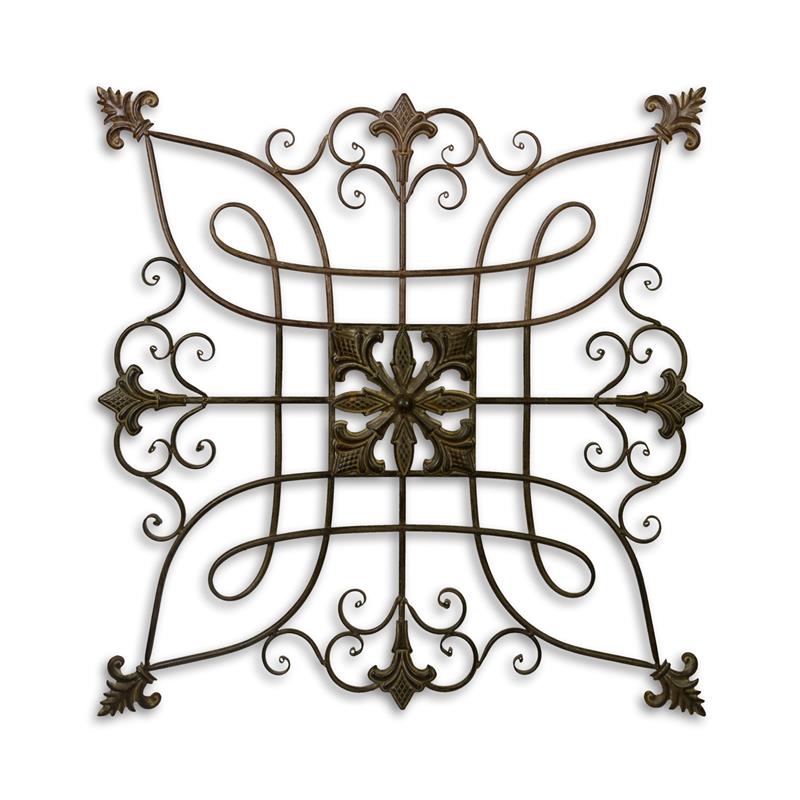 A\u0020WROUGHT\u0020IRON\u0020ORNAMENTAL\u0020WALL\u0020DECOR