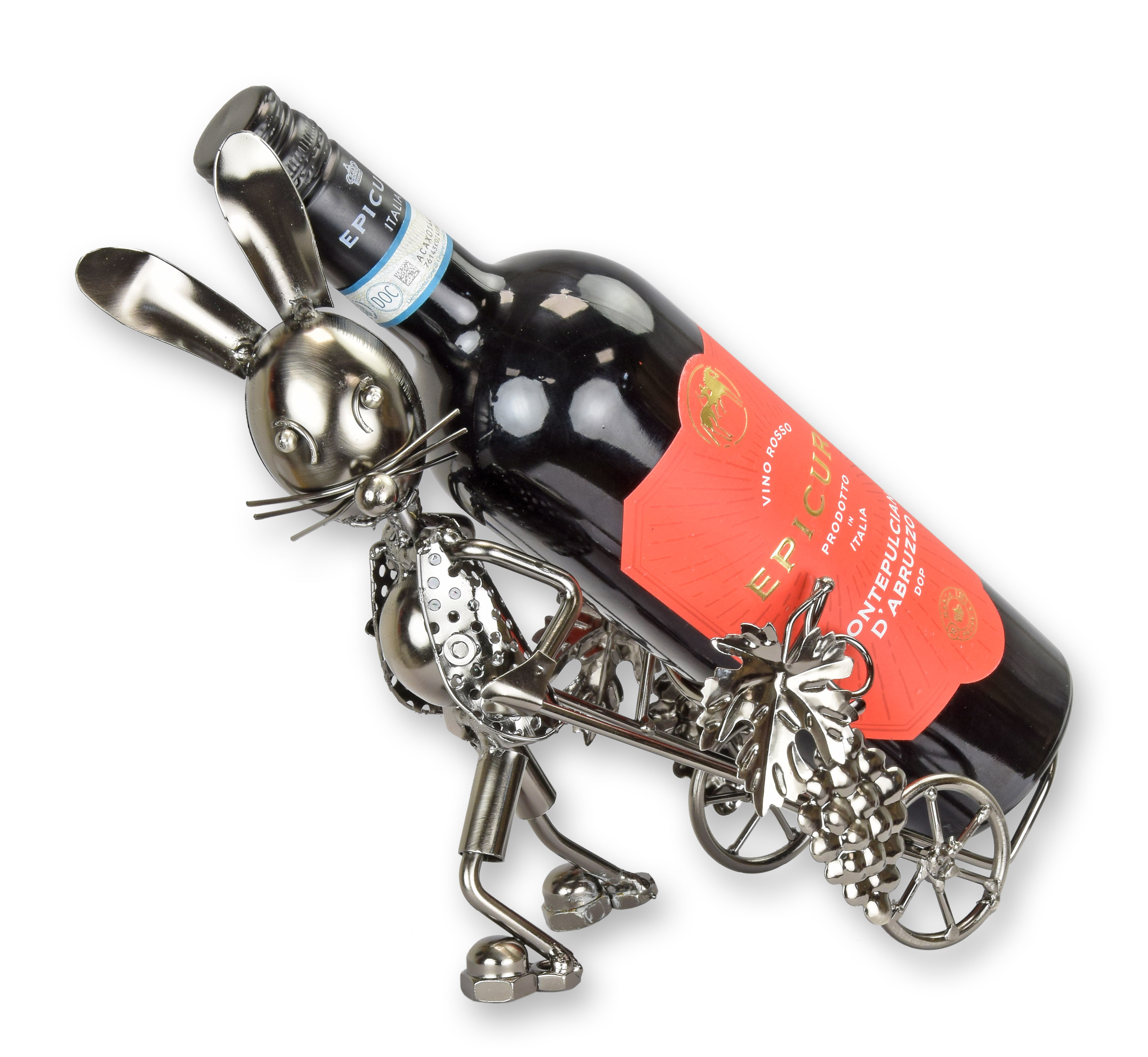 Blikken\u0020flessenhouder\u0020\u0022konijn\u0022