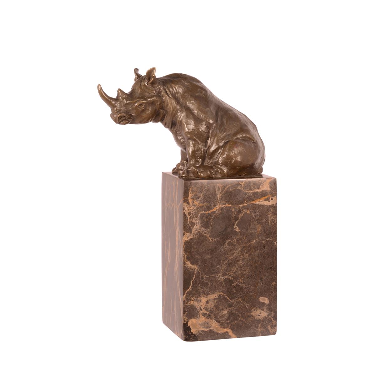 A\u0020BRONZE\u0020SCULPTURE\u0020OF\u0020A\u0020SITTING\u0020RHINOCEROS