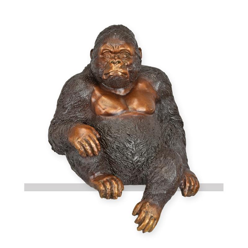 A\u0020BRONZE\u0020SCULPTURE\u0020OF\u0020A\u0020SITTING\u0020GORILLA