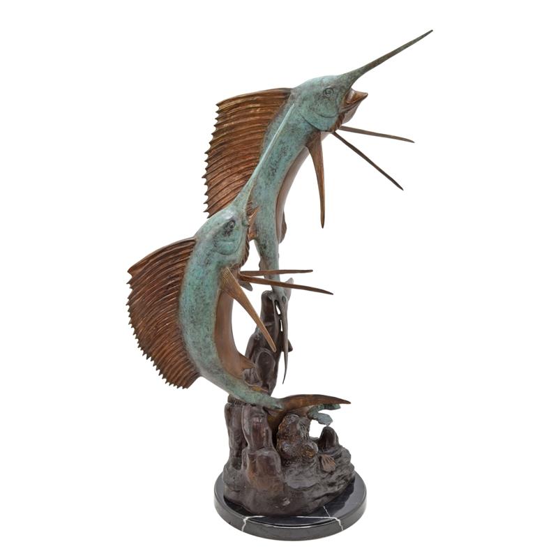 A\u0020BRONZE\u0020SCULPTURE\u0020OF\u0020TWO\u0020SAILFISH