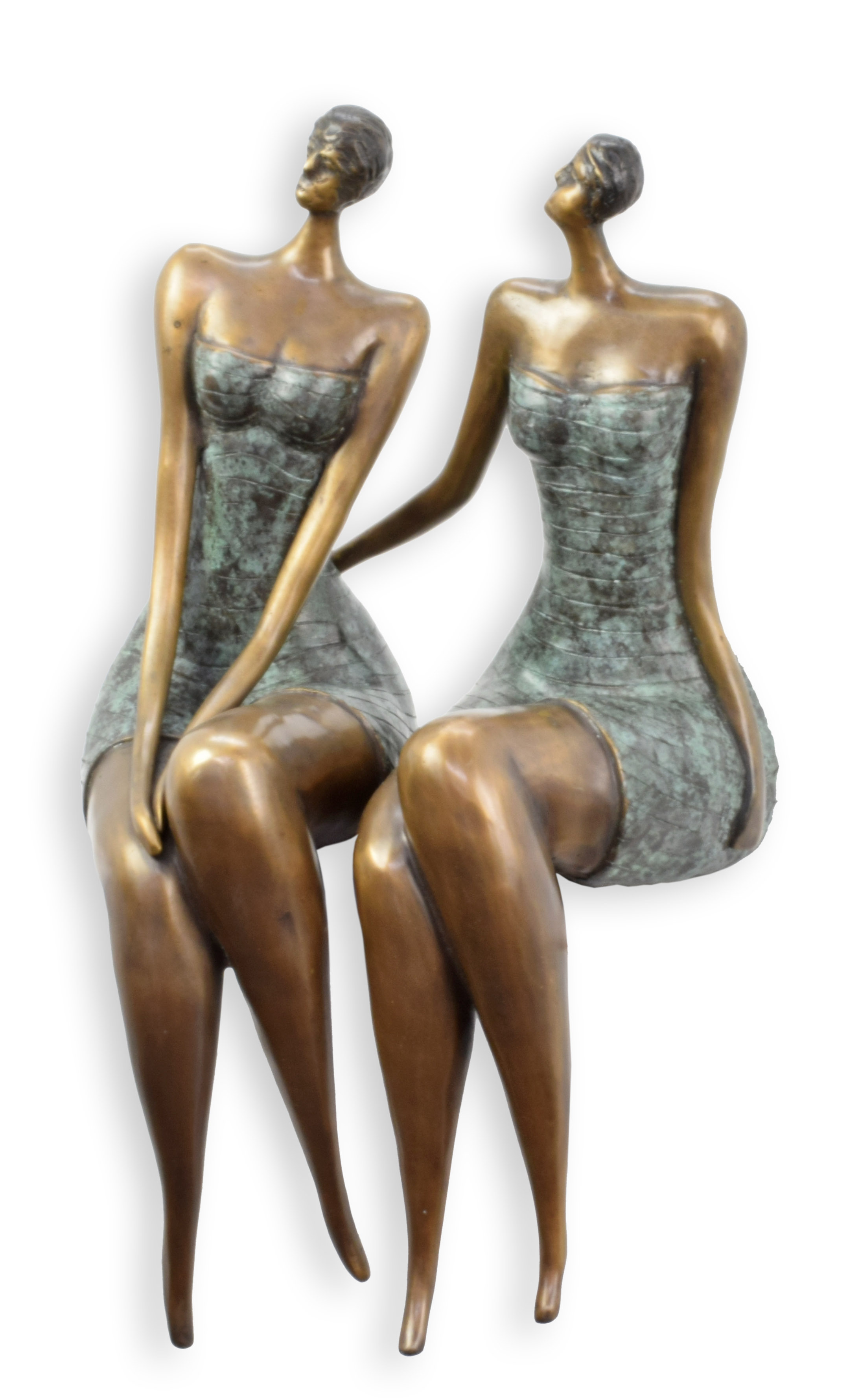A\u0020BRONZE\u0020SCULPTURE\u0020OF\u0020TWO\u0020WOMAN\u0020SITTING\u0020MODEL