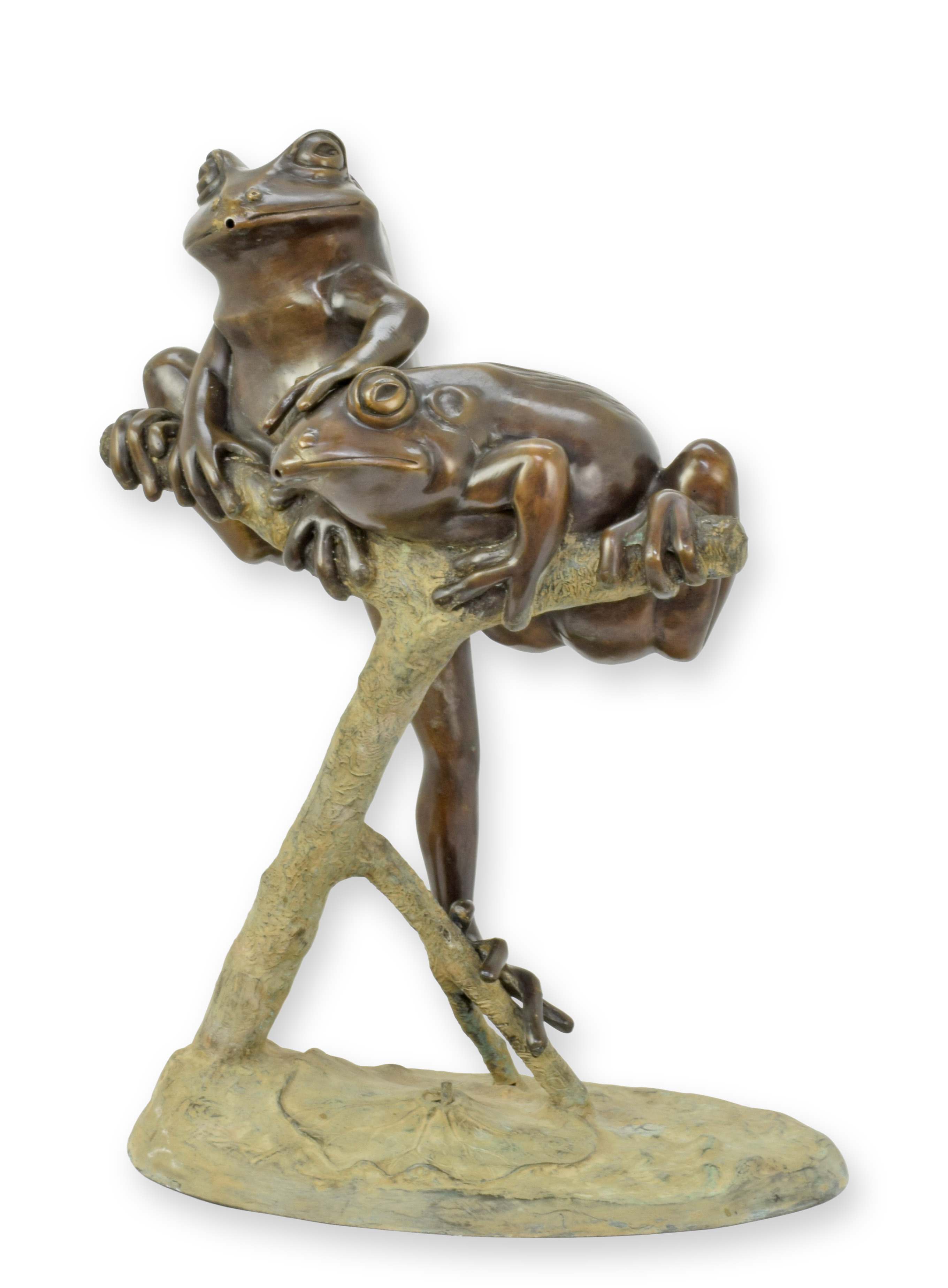 A\u0020BRONZE\u0020FOUNTAIN\u0020WITH\u0020TWO\u0020FROGS\u0020ON\u0020A\u0020BRANCH
