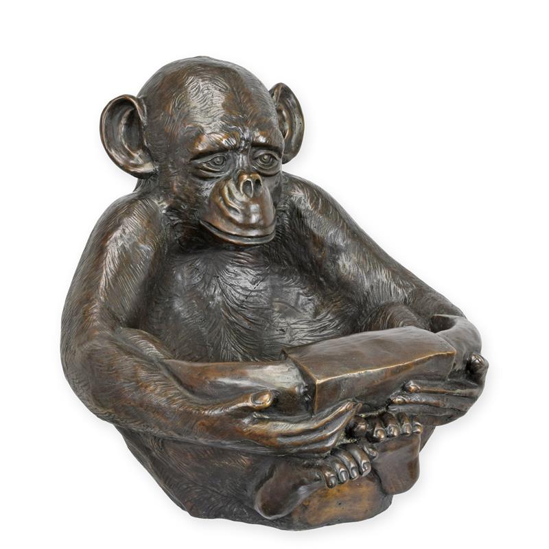 A\u0020BRONZE\u0020CHIMPANSEE\u0020HOLDING\u0020A\u0020BOWL