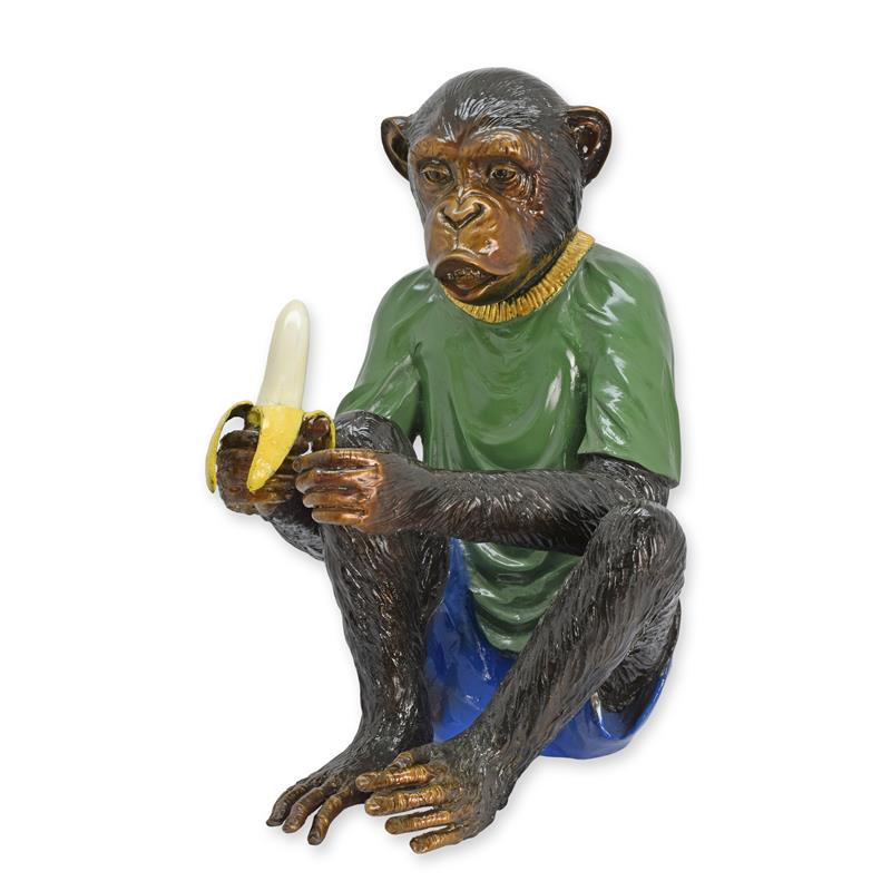 A\u0020BRONZE\u0020SCULPTURE\u0020OF\u0020A\u0020DRESSED\u0020MONKEY\u0020EATING\u0020A\u0020BANANA
