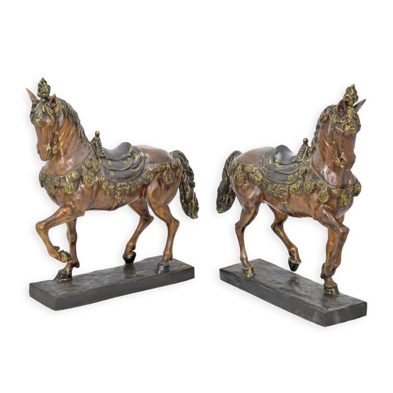 A\u0020PAIR\u0020OF\u00202\u0020BRONZE\u0020CAROUSEL\u0020HORSES