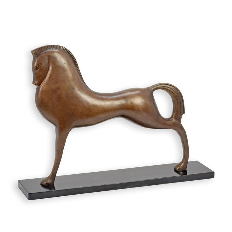 A\u0020BRONZE\u0020SCULPTURE\u0020OF\u0020AN\u0020ART\u0020DECO\u0020STANDING\u0020HORSE
