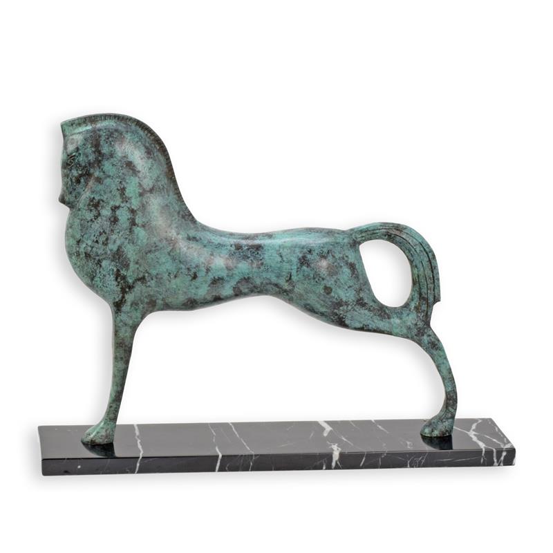 A\u0020BRONZE\u0020SCULPTURE\u0020OF\u0020AN\u0020ART\u0020DECO\u0020STANDING\u0020HORSE