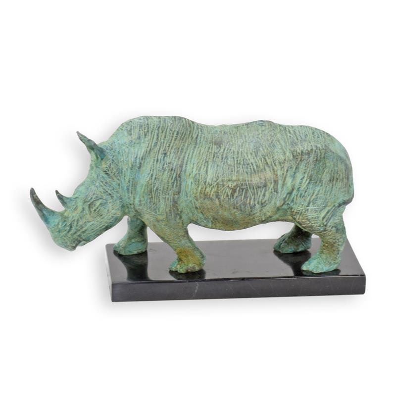 A\u0020BRONZE\u0020SCULPTURE\u0020OF\u0020A\u0020STANDING\u0020RHINO\u0020ON\u0020A\u0020MARBLE\u0020BASE
