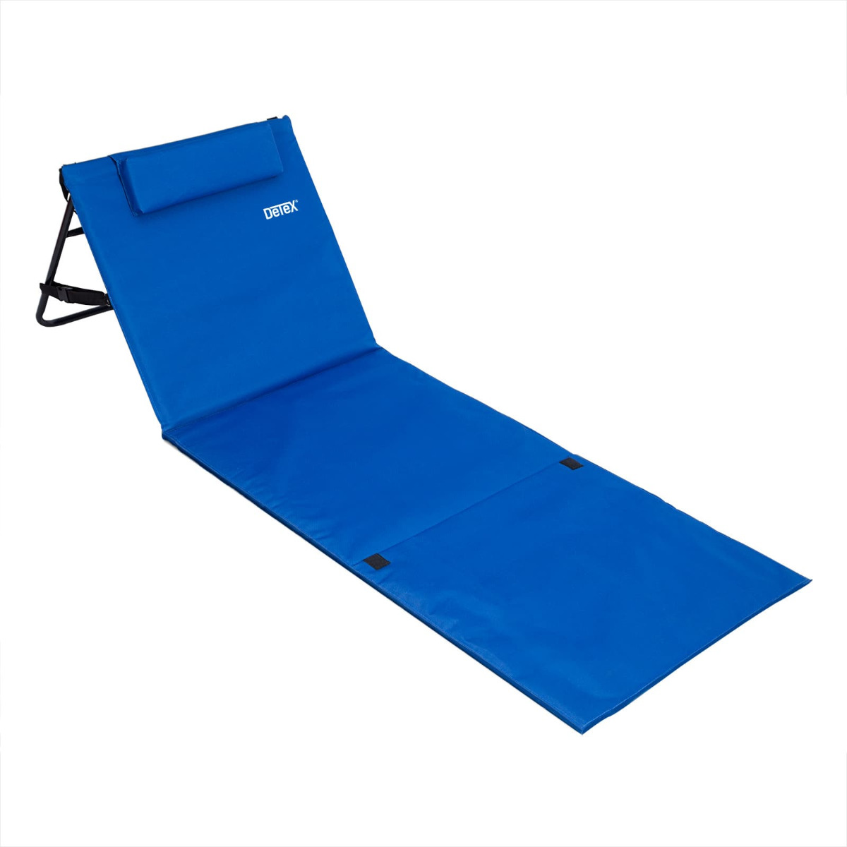 Strandmat\u0020met\u0020Rugleuning\u0020en\u0020Kussen\u0020158cm\u0020x\u002056cm\u0020blauw Strandmat\u0020met\u0020Rugleuning\u0020en\u0020Kussen\u0020158cm\u0020x\u002056cm\u0020blauw