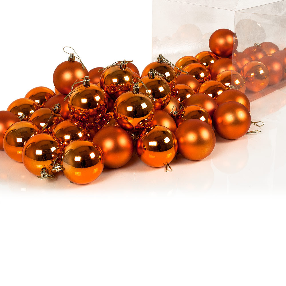 Kerstboomballen\u0020kunststof\u0020kleur\u0020koper\u0020set\u0020van\u002054\u0020stuks