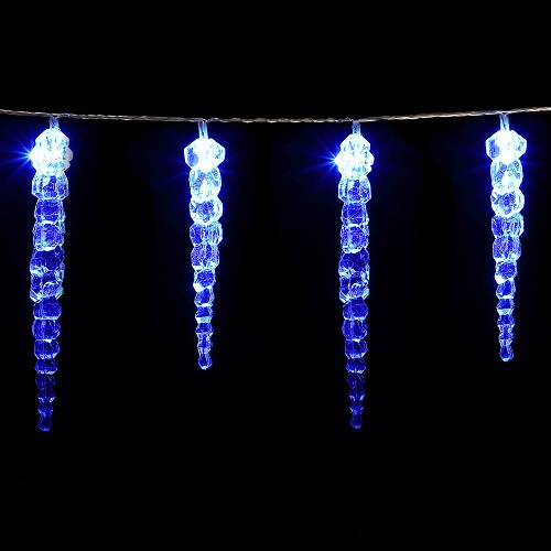 Kerst\u0020ijspegels\u002040\u0020LED\u0027s\u002010.4m\u0020blauw
