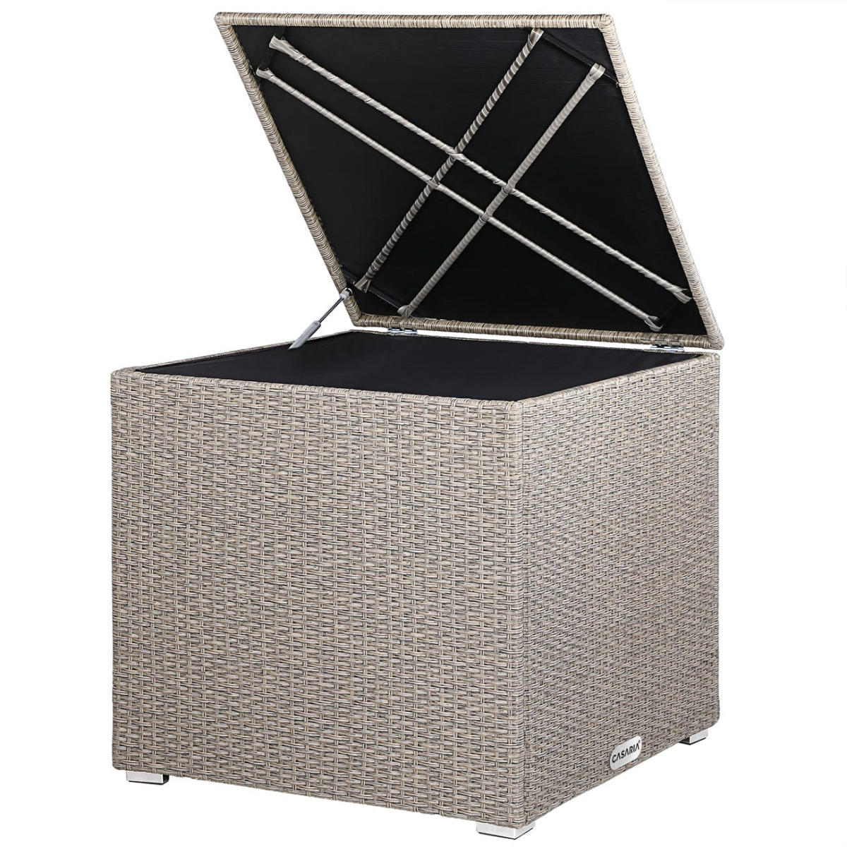 Polyrattan\u0020Kussenbox\u0020Beige\u0020318L Polyrattan\u0020Kussenbox\u0020Beige\u0020318L