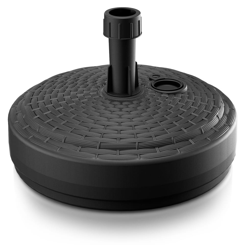 Parasolvoet\u0020Antraciet\u0020Polyrattan\u0020Optiek\u0020\u00D839cm