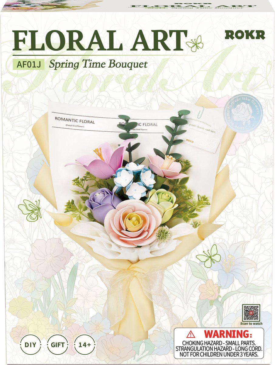Robotime\u0020Romantic\u0020Floral\u0020Bouquet\u0020Bloemen\u0020Boeket\u0020Creatief\u0020Knutselen