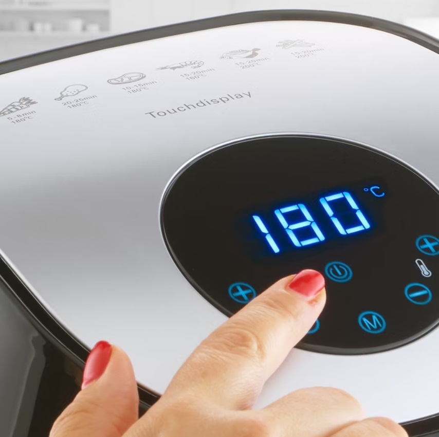 Heteluchtfriteuse\u0020Zwart\u0020RVS\u0020Kunststof\u00202,6L\u00201500W Heteluchtfriteuse\u0020Zwart\u0020RVS\u0020Kunststof\u00202,6L\u00201500W