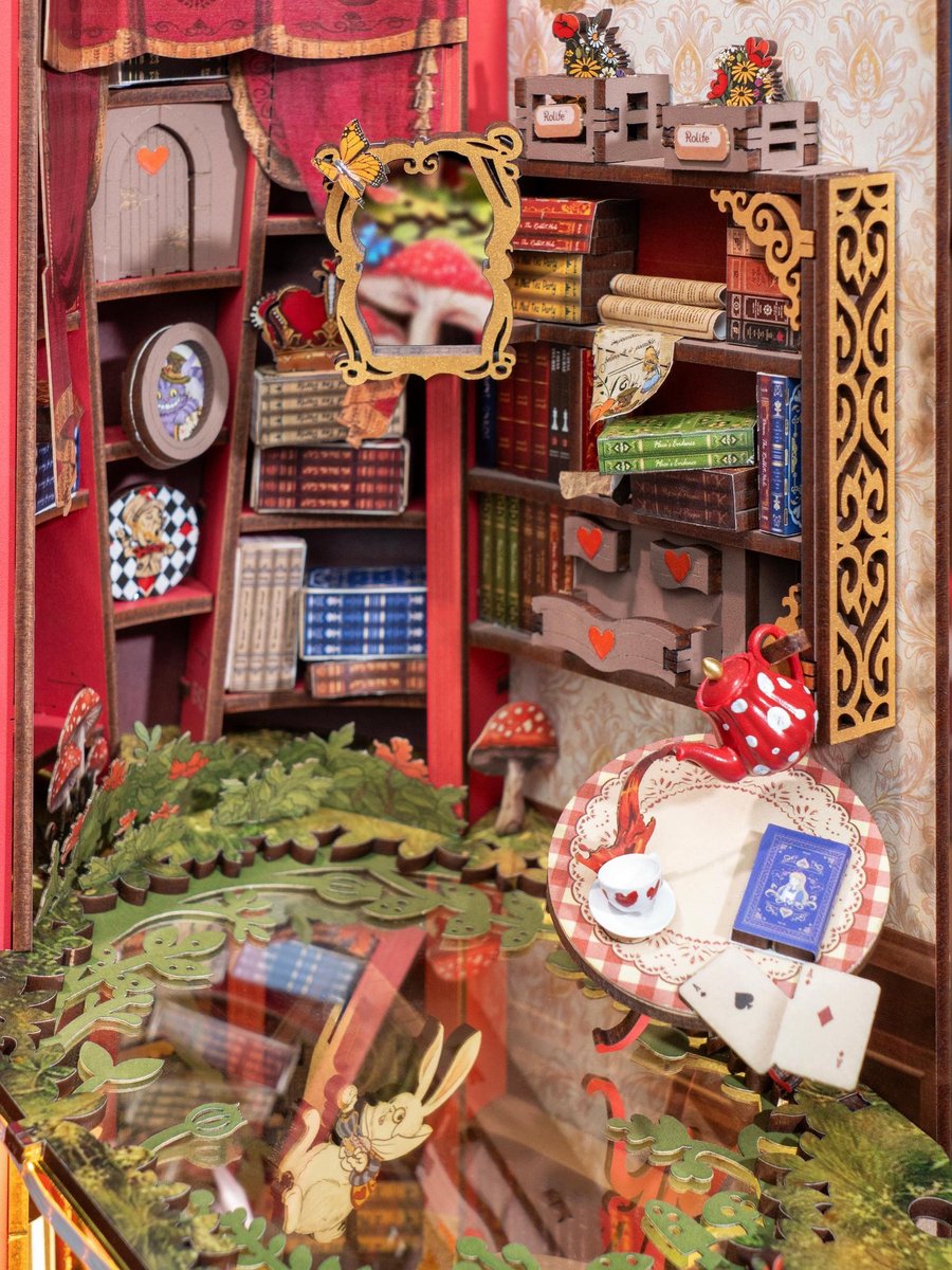 Robotime\u0020BookNook\u0020Alice\u0020Adventure\u0020Fall\u0020into\u0020Wonder\u0020Bouwpakket\u0020Modelbouw Robotime\u0020BookNook\u0020Alice\u0020Adventure\u0020Fall\u0020into\u0020Wonder\u0020Bouwpakket\u0020Modelbouw