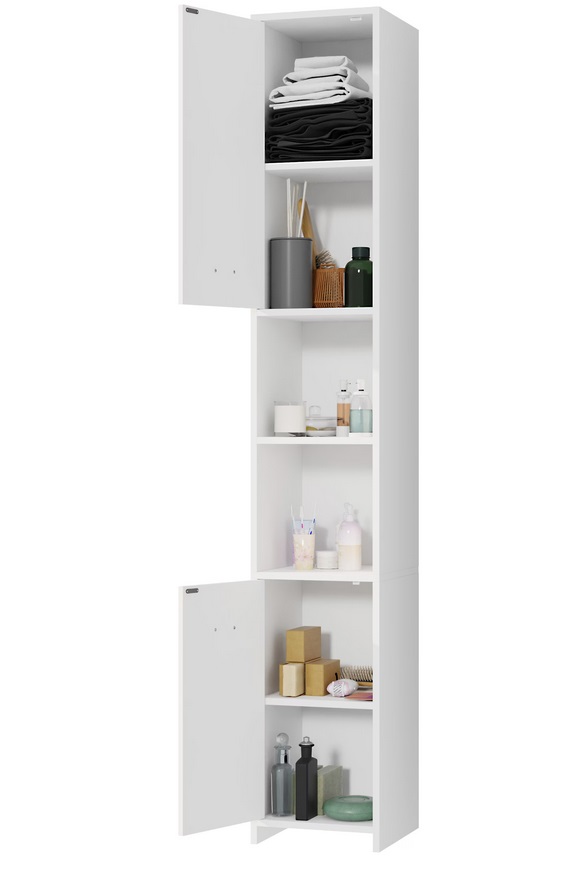 Badkamer\u0020hoge\u0020kast\u0020Neapel\u0020Wit\u0020180x30x30cm Badkamer\u0020hoge\u0020kast\u0020Neapel\u0020Wit\u0020180x30x30cm