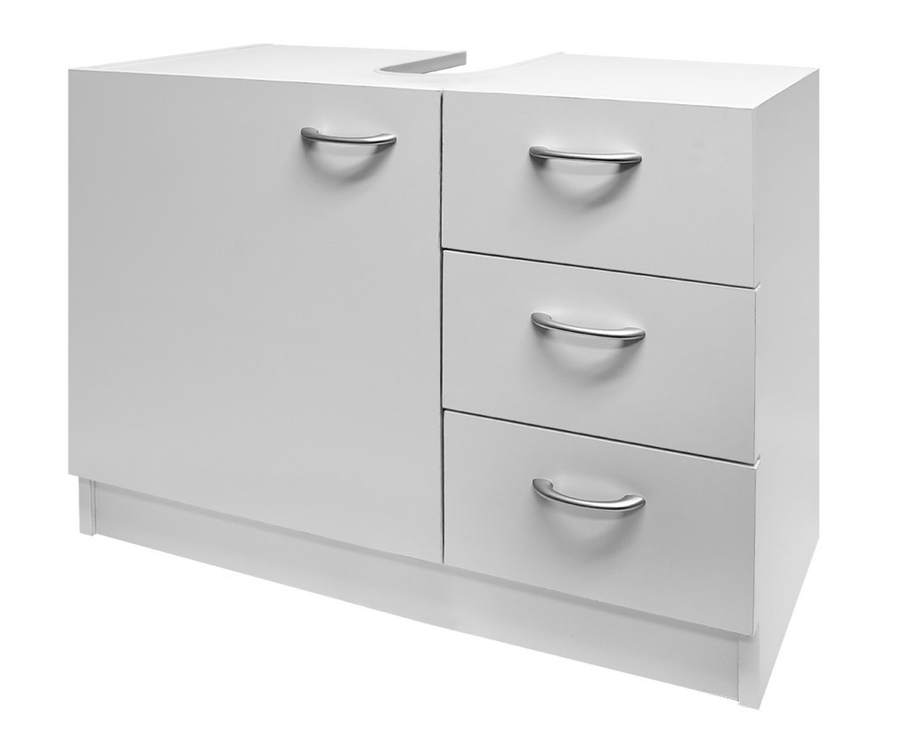 Wastafelmeubel\u0020Neapel\u0020Wit\u002063x54x30cm Wastafelmeubel\u0020Neapel\u0020Wit\u002063x54x30cm