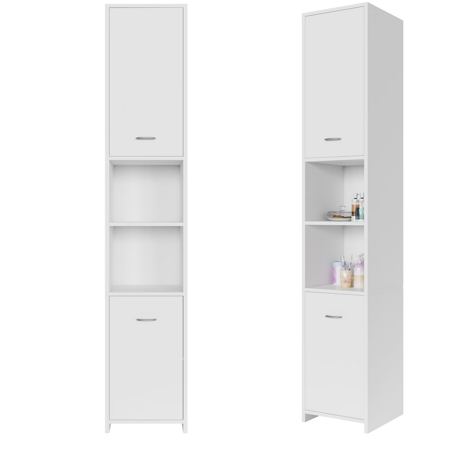 Badkamer\u0020hoge\u0020kast\u0020Neapel\u0020Wit\u0020180x30x30cm Badkamer\u0020hoge\u0020kast\u0020Neapel\u0020Wit\u0020180x30x30cm